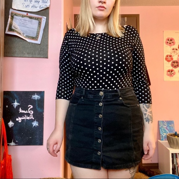 polka dot top - Picture 2 of 2